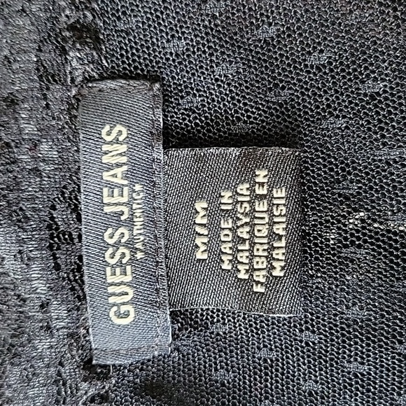 Beautiful Guess Jeans Lacy Chemise (M) including Lacy Gloves - Picture 3 of 5